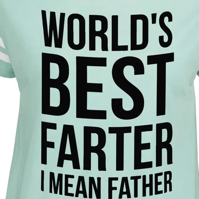 Worlds Best Father Enza Ladies Jersey Football T-Shirt