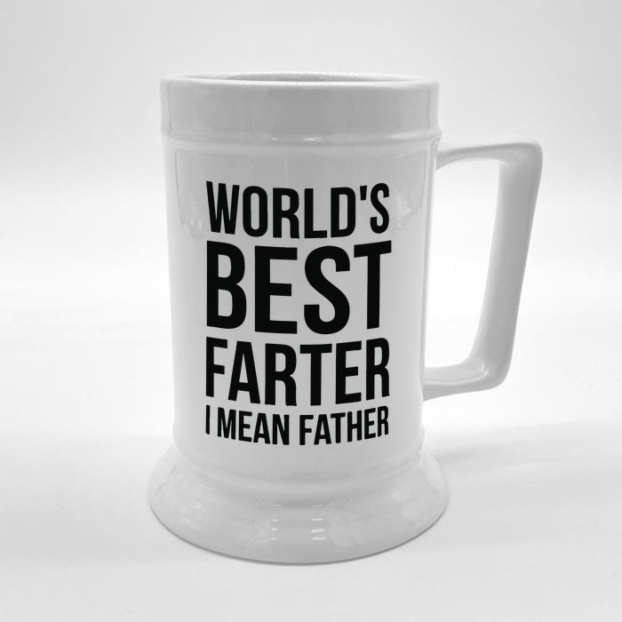 Worlds Best Father Front & Back Beer Stein