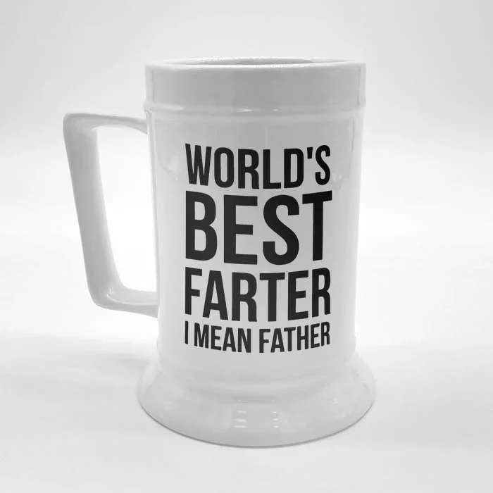 Worlds Best Father Front & Back Beer Stein