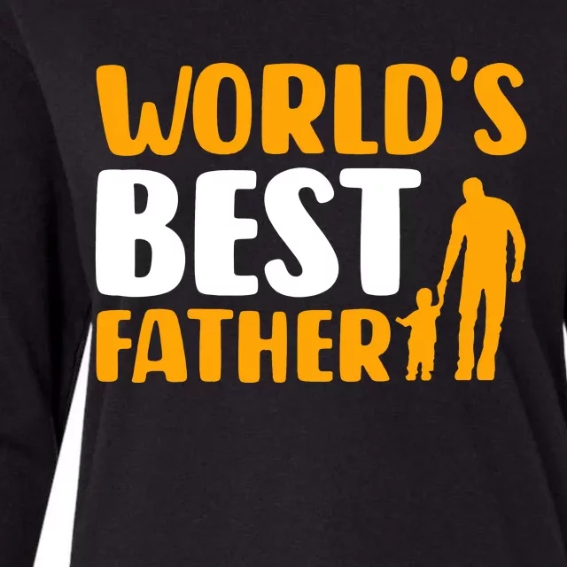 WorldS Best Father Womens Cotton Relaxed Long Sleeve T-Shirt