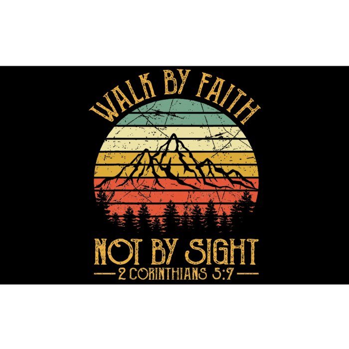 Walk By Faith Not By Sight Bible Verse Gift Christian Bumper Sticker