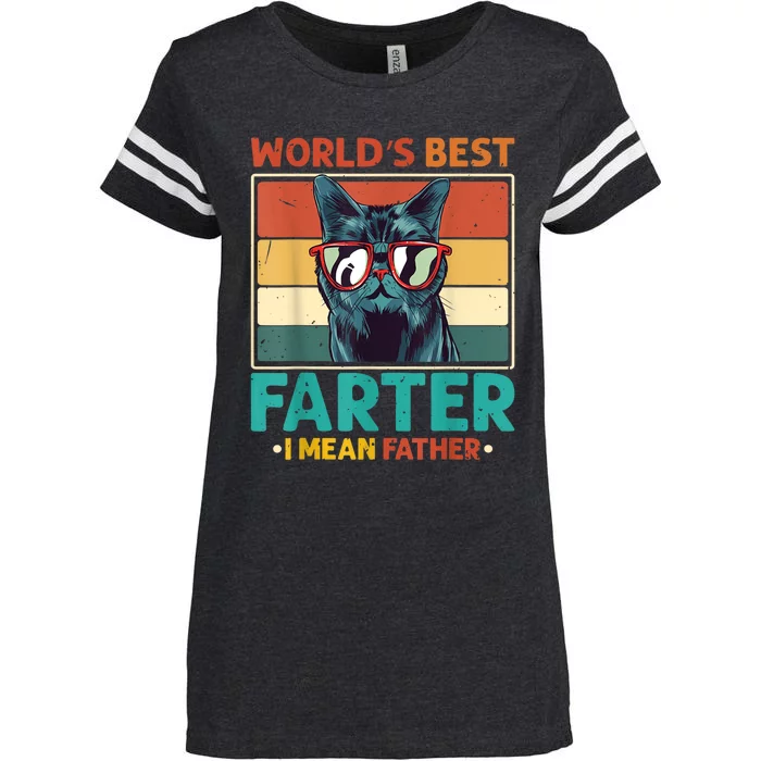 World Best Father I Mean Father Enza Ladies Jersey Football T-Shirt