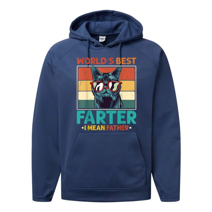 World Best Father I Mean Father Performance Fleece Hoodie