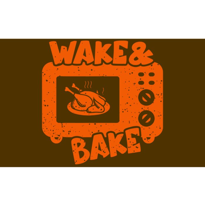 Wake & Bake Feast Meal Dinner Chef Bumper Sticker