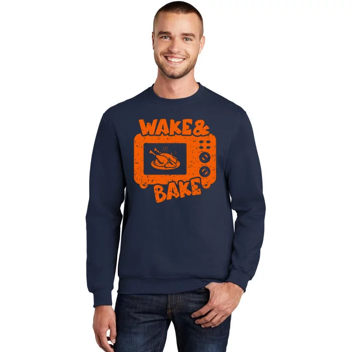 Wake & Bake Feast Meal Dinner Chef Tall Sweatshirt