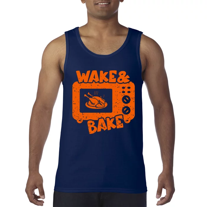 Wake & Bake Feast Meal Dinner Chef Tank Top