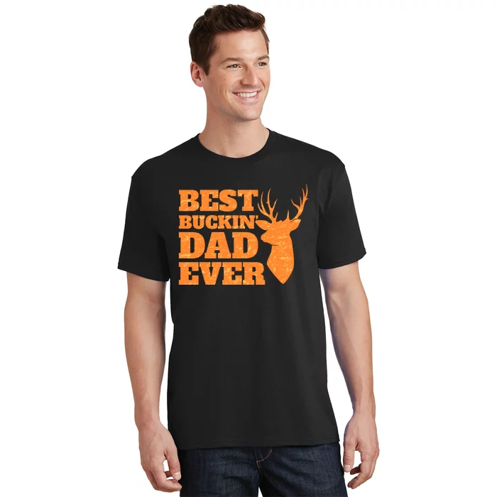 Whitetail Buck Funny Deer Hunting Seasons Best Dad Ever T-Shirt