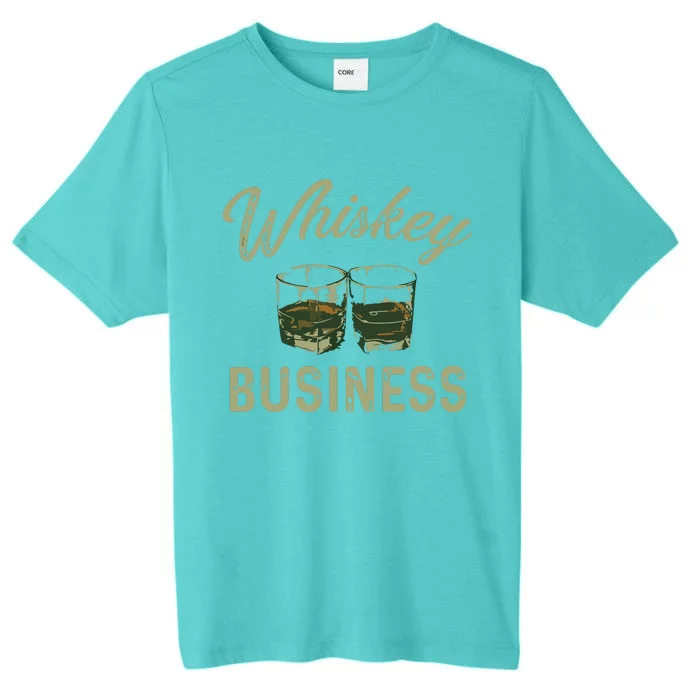 Whiskey Business Funny Vintage Shot Glasses Alcohol Drinking ChromaSoft Performance T-Shirt