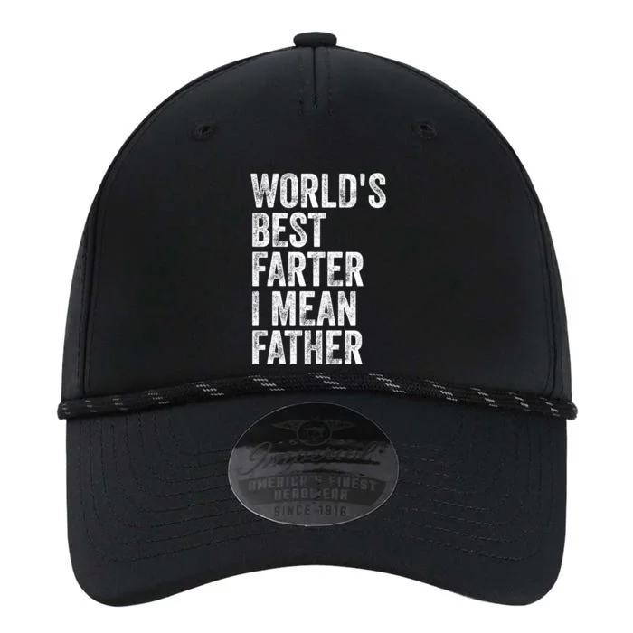 Worlds Best Farter I Mean Father Funny Fathers Day Humor Performance The Dyno Cap