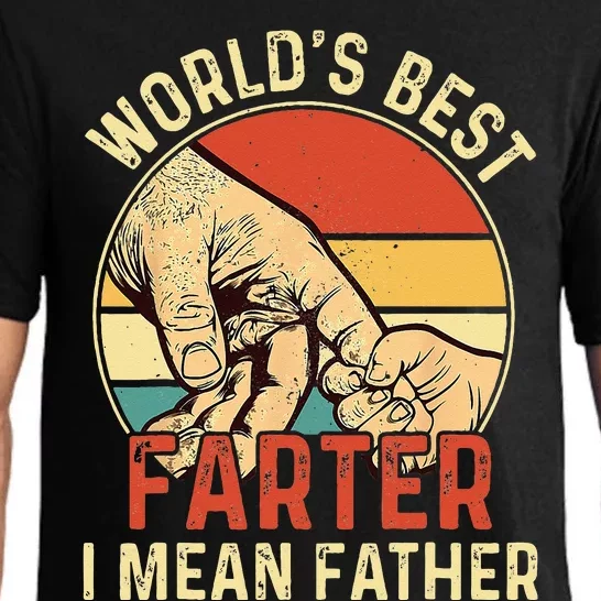 Worlds Best Farter I Mean Father Day Dad Day Gift Funny Pajama Set