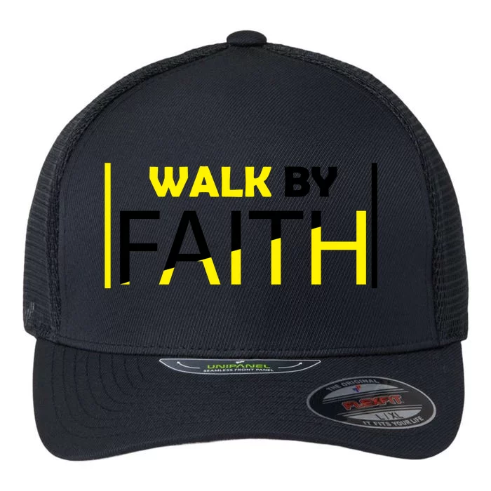 Walk By Faith Flexfit Unipanel Trucker Cap