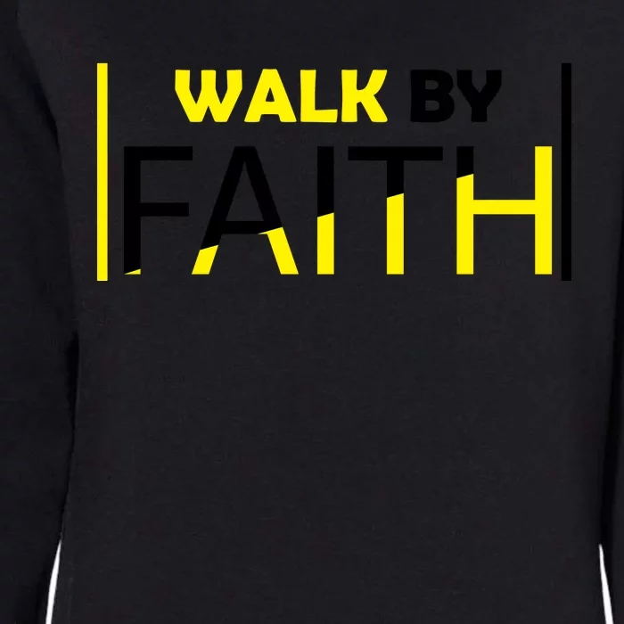 Walk By Faith Womens California Wash Sweatshirt