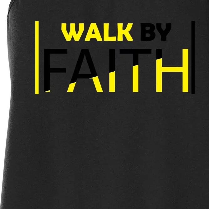 Walk By Faith Women's Racerback Tank