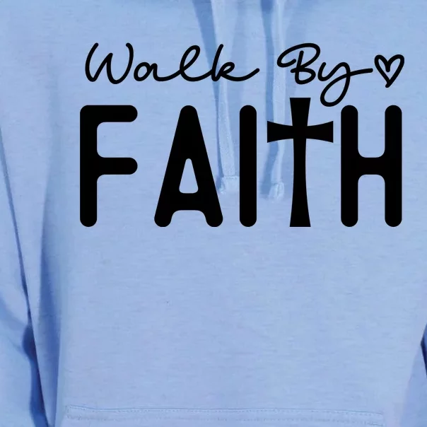 Walk By Faith , Faith T Unisex Surf Hoodie