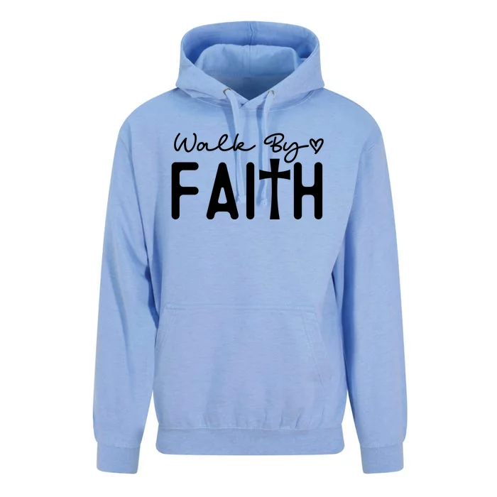 Walk By Faith , Faith T Unisex Surf Hoodie