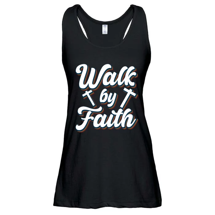 Walk By Faith T Ladies Essential Flowy Tank