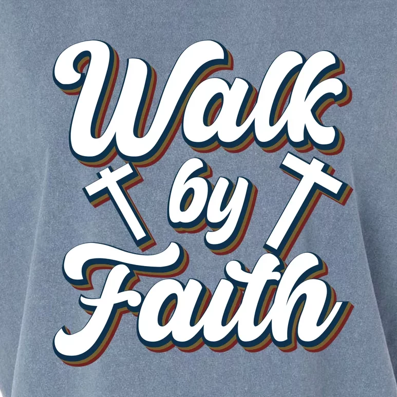 Walk By Faith T Garment-Dyed Women's Muscle Tee