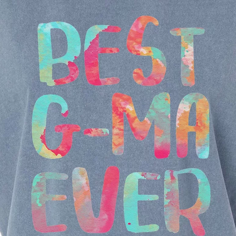 Womens Best GMa Ever Mother's Day Garment-Dyed Women's Muscle Tee