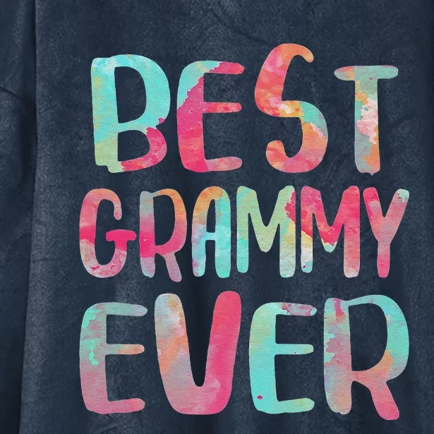 Womens Best Grammy Ever Mother's Day Hooded Wearable Blanket