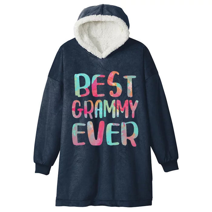 Womens Best Grammy Ever Mother's Day Hooded Wearable Blanket