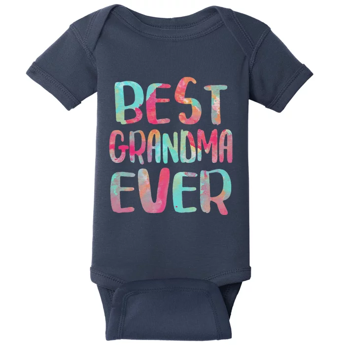 Womens Best Grandma Ever Mother's Day Baby Bodysuit