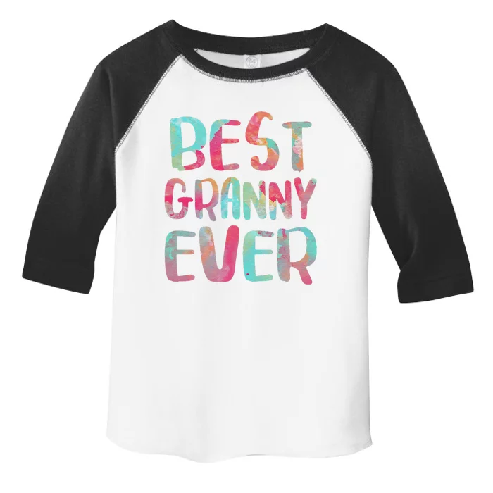 Womens Best Granny Ever Funny Mother's Day Toddler Fine Jersey T-Shirt