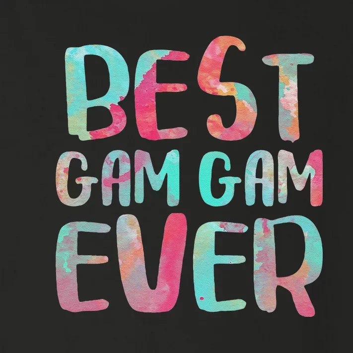 Womens Best Gam Gam Ever Mother's Day Toddler Long Sleeve Shirt