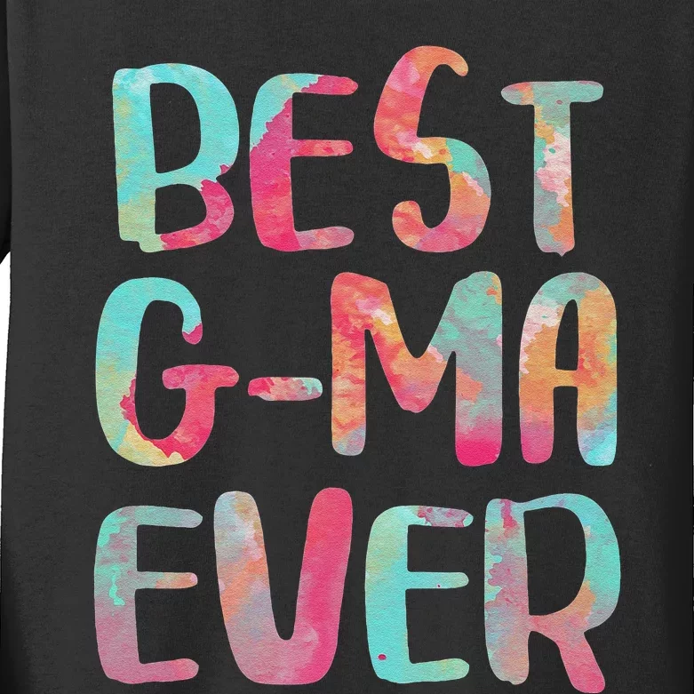 Womens Best GMa Ever Mother's Day Kids Long Sleeve Shirt