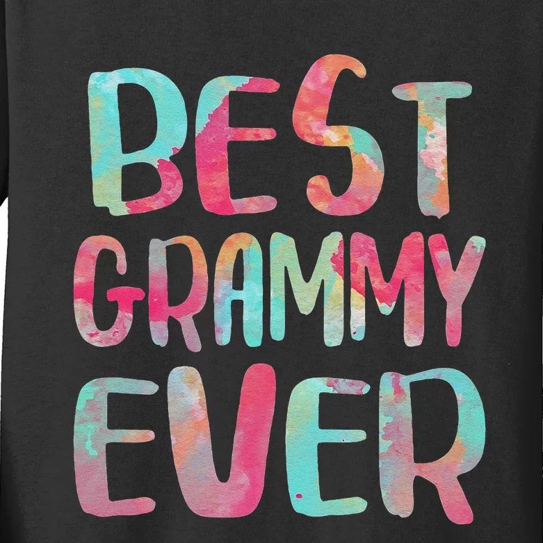 Womens Best Grammy Ever Mother's Day Kids Long Sleeve Shirt