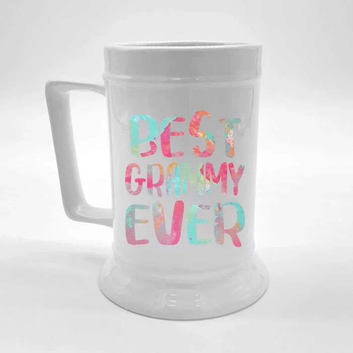 Womens Best Grammy Ever Mother's Day Front & Back Beer Stein