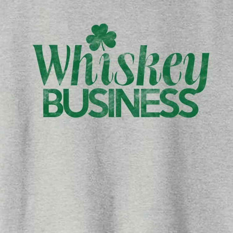 Whiskey Business Gift St Patricks Day Gift Ing Gift Women's Crop Top Tee