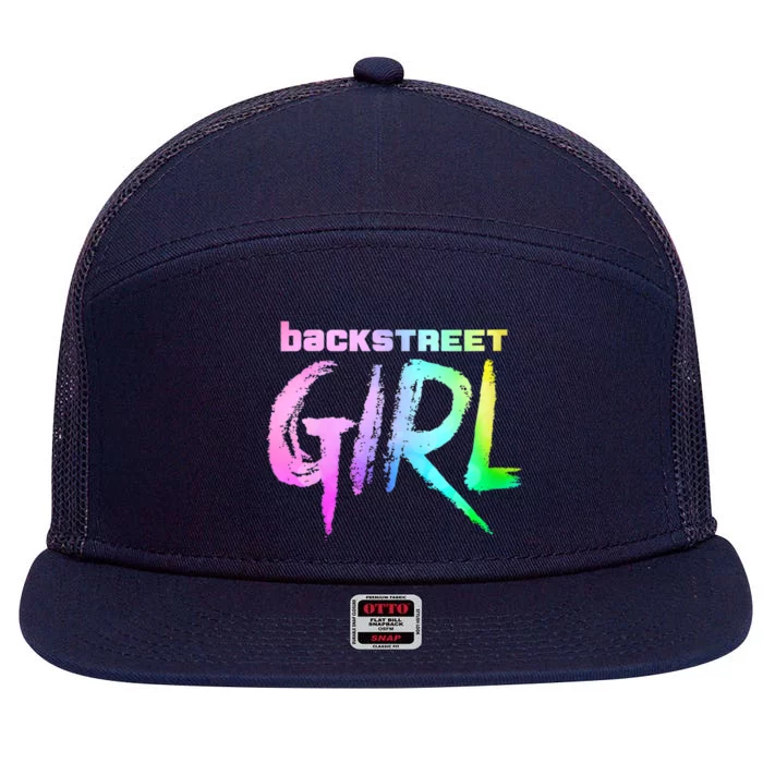 Womenss Backstreet Girl THE ORIGINAL 7 Panel Mesh Trucker Snapback Hat