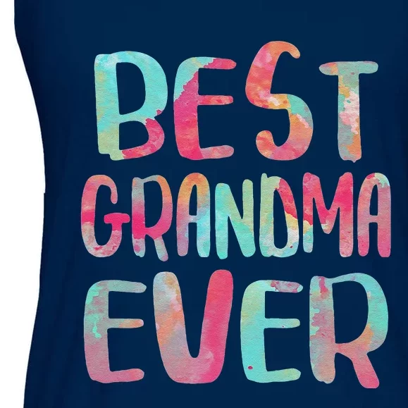 Womens Best Grandma Ever Mother's Day Ladies Essential Flowy Tank