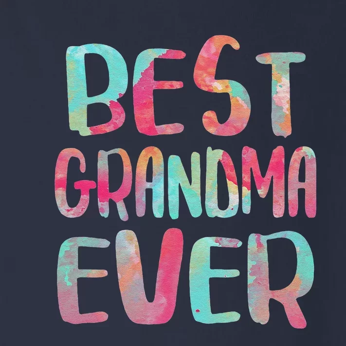 Womens Best Grandma Ever Mother's Day Toddler Long Sleeve Shirt