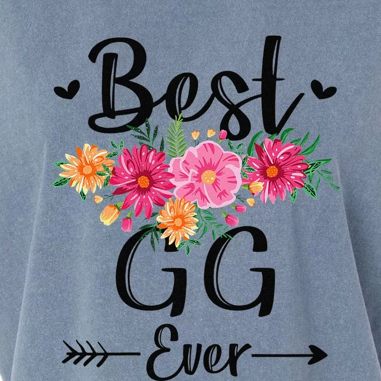 Womens Best GG Ever Mother's Day Grandma Garment-Dyed Women's Muscle Tee