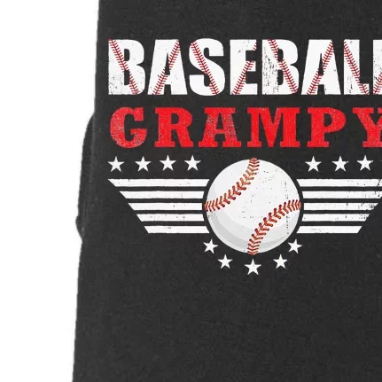 Womens Baseball Grampy Funny Ball Grampy Mothers Day Gifts Doggie 3-End Fleece Hoodie