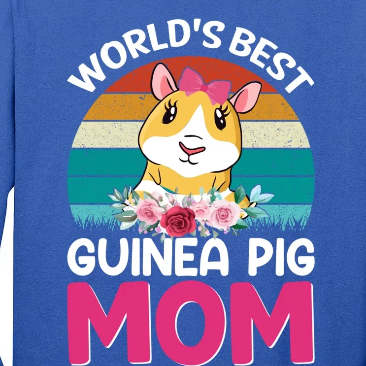 Worlds Best Guinea Pig Mom Gift Tall Long Sleeve T-Shirt