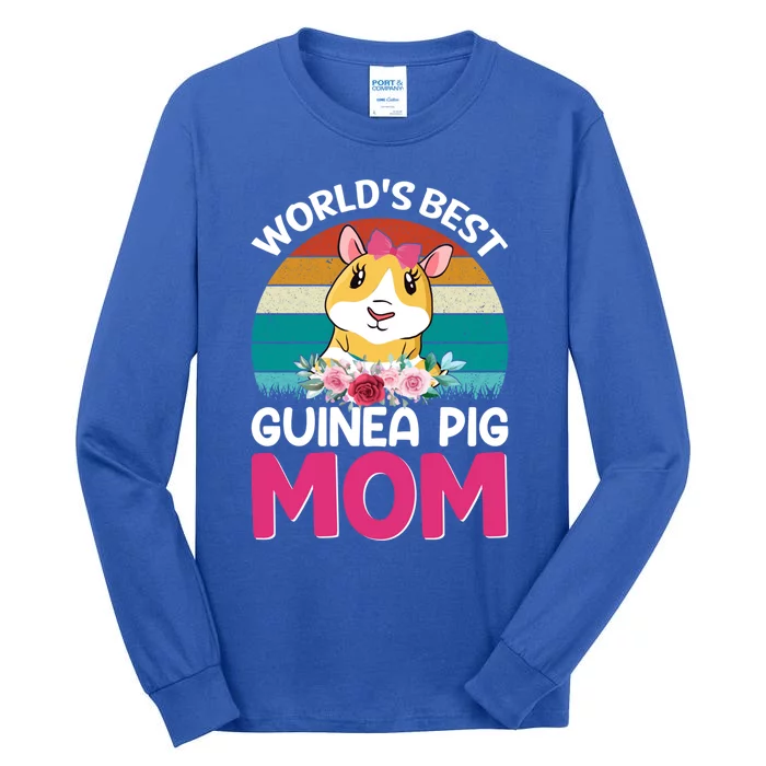 Worlds Best Guinea Pig Mom Gift Tall Long Sleeve T-Shirt