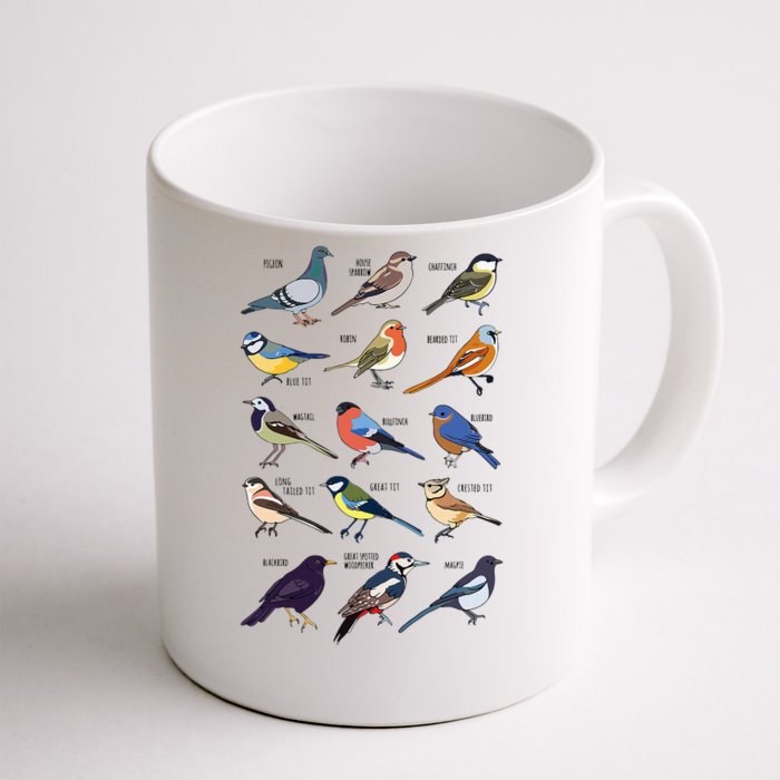 Wildlife Birds Gift For Bird Watching Birder Front & Back Coffee Mug