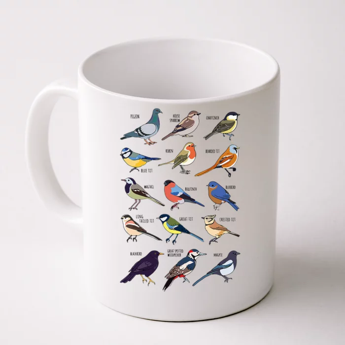 Wildlife Birds Gift For Bird Watching Birder Front & Back Coffee Mug