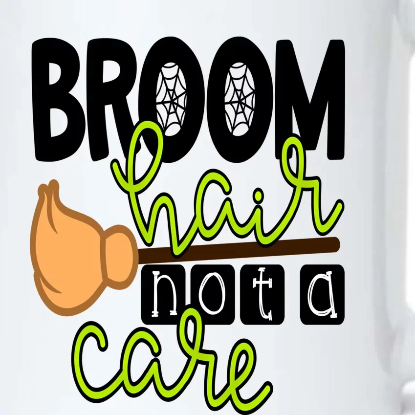 Witch Broom Hair Not A Care Halloween Teacher Mom Wife Gift Black Color Changing Mug