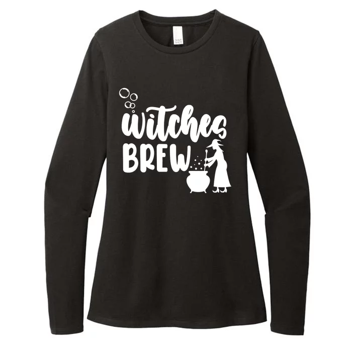 Witches Brew Halloween Witch Womens CVC Long Sleeve Shirt