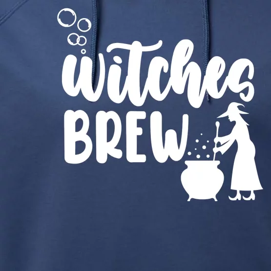 Witches Brew Halloween Witch Performance Fleece Hoodie