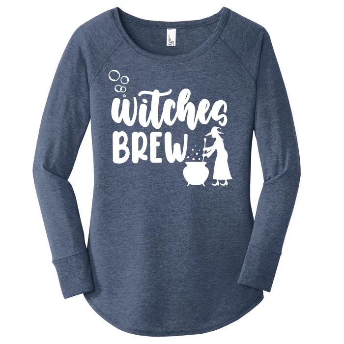 Witches Brew Halloween Witch Women's Perfect Tri Tunic Long Sleeve Shirt