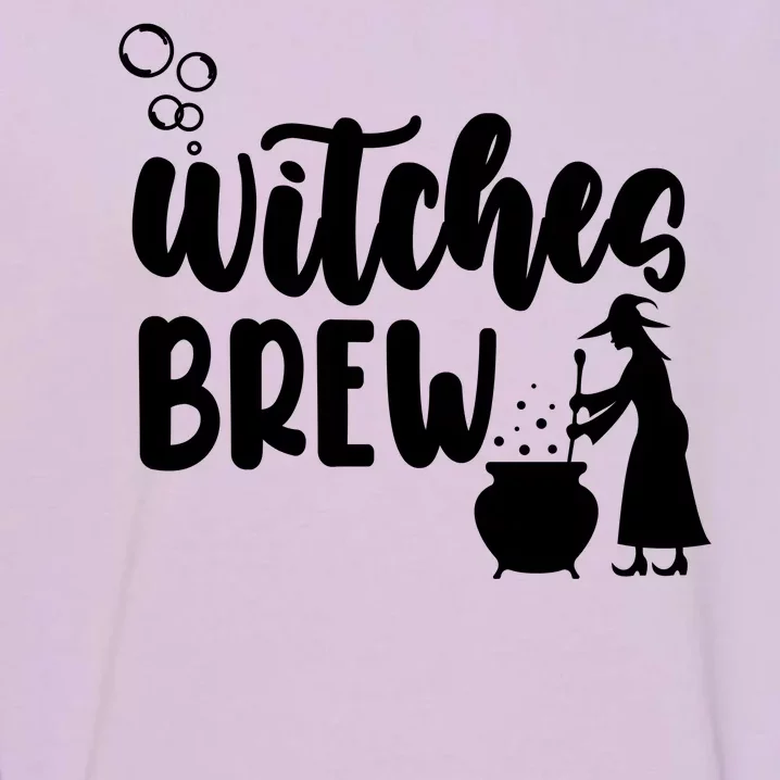 Witches Brew Halloween Witch Garment-Dyed Sweatshirt