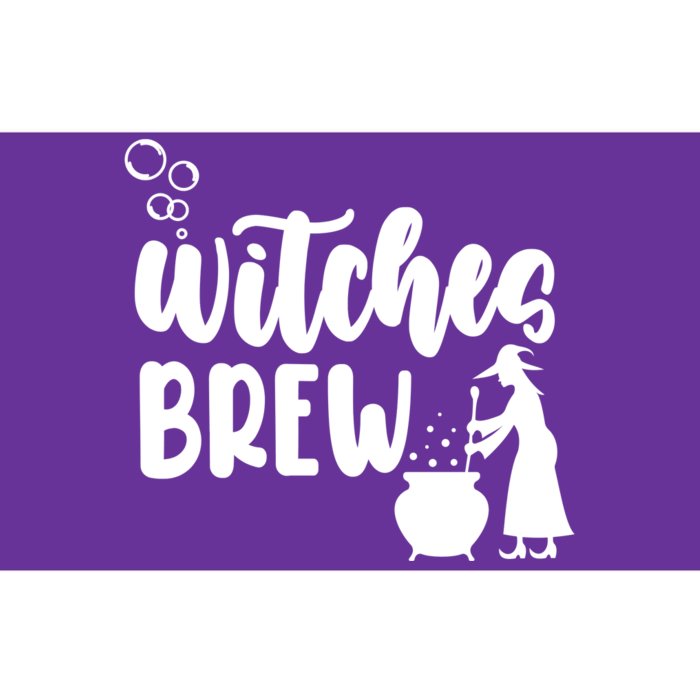 Witches Brew Halloween Witch Bumper Sticker