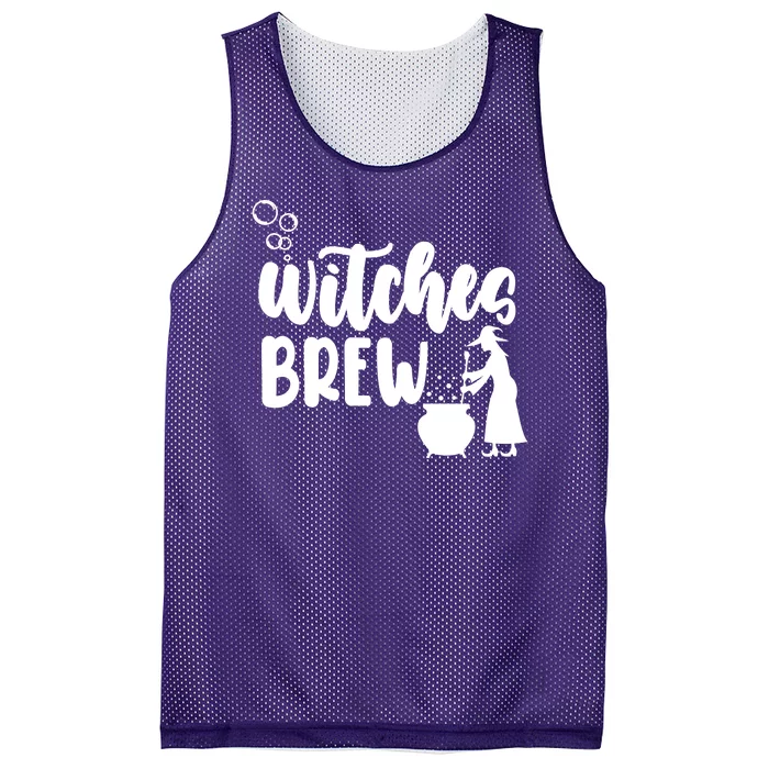 Witches Brew Halloween Witch Mesh Reversible Basketball Jersey Tank