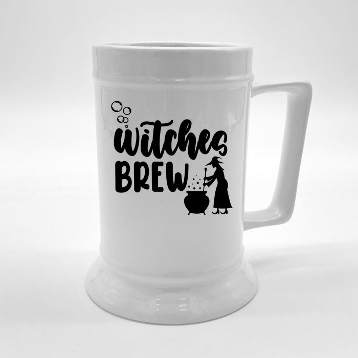 Witches Brew Halloween Witch Front & Back Beer Stein