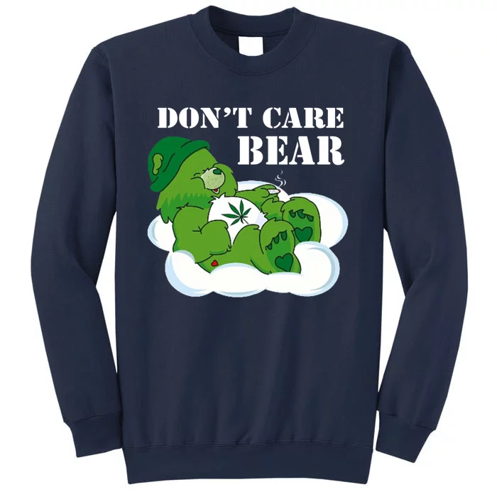 Weed bear herb bear don't care cute bear gift Sweatshirt