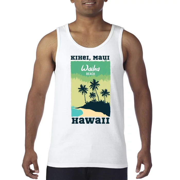 Wailea Beach Hawaii Tank Top